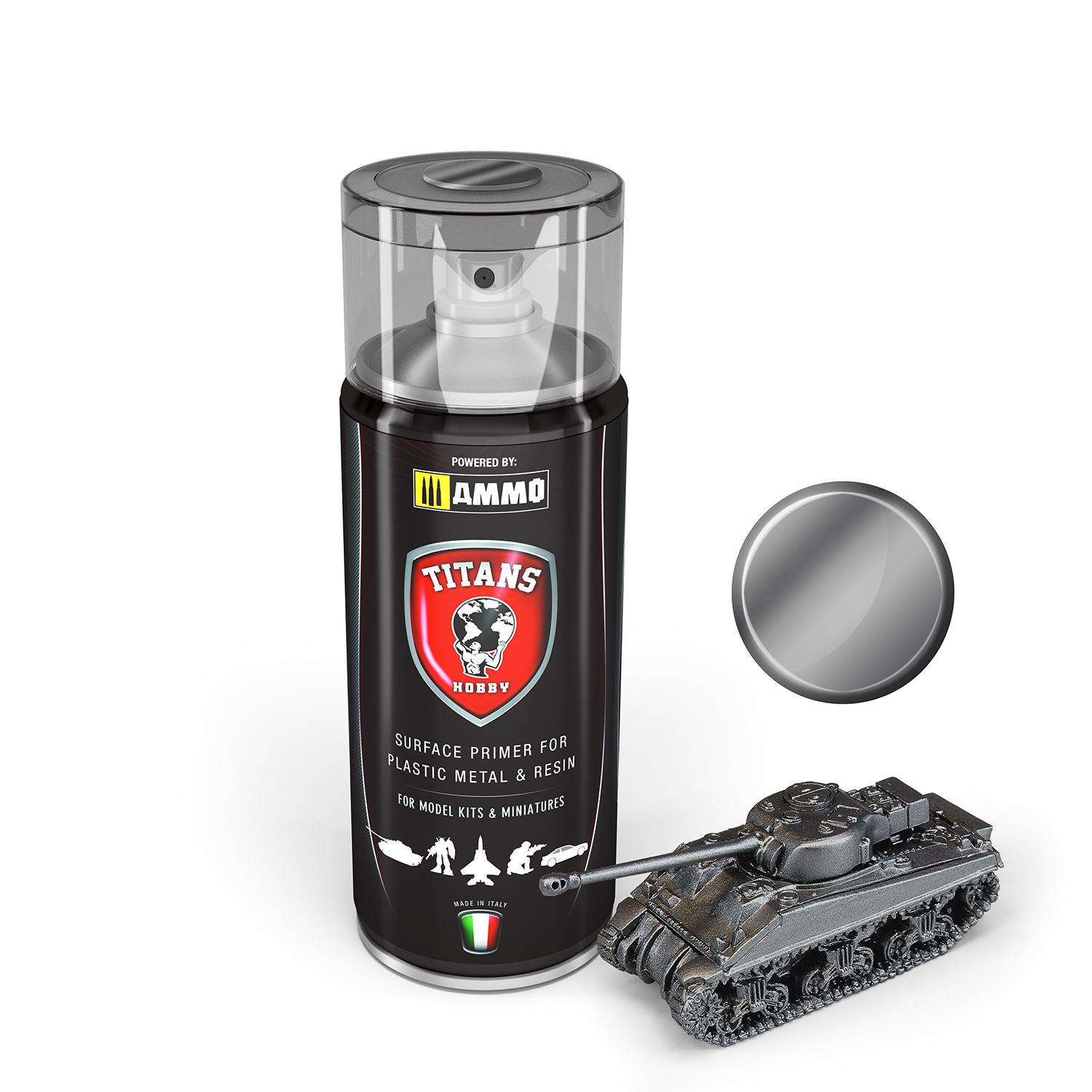 Ammo Mig Gun Metal Primer 400ml TTH117