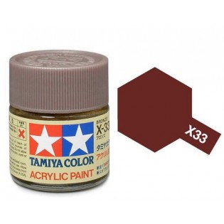 Tamiya Acrylic Paint X-33 Bronze Gloss 23ml TAM81033