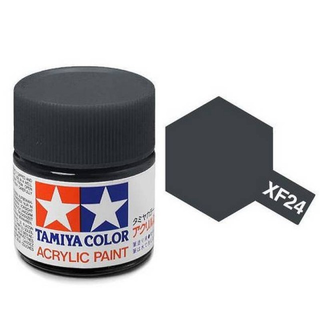 Tamiya Acrylic Paint XF-24 Flat Dark Grey 23ml TAM81324