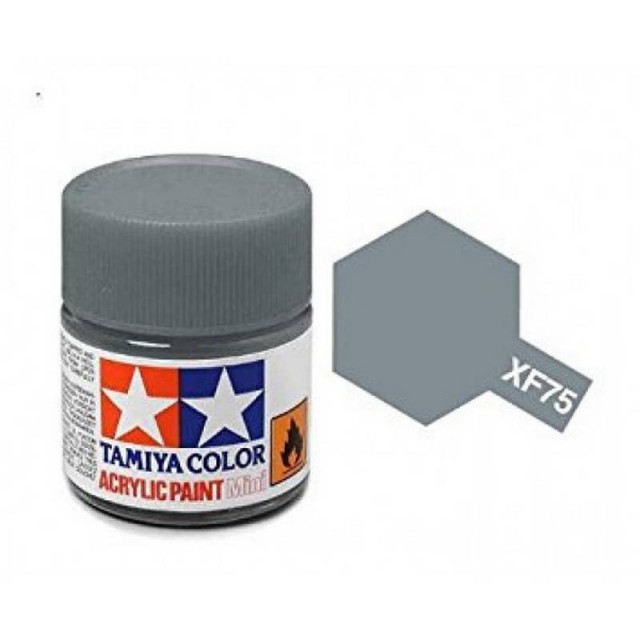 Tamiya Acrylic Paint Mini XF-75 Flat IJn Gray (Kure Arsenal) 10ml TAM81775