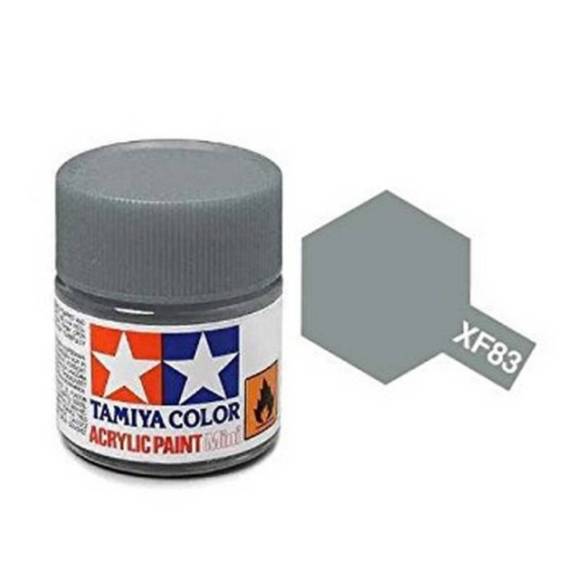 Tamiya Acrylic Paint Mini XF-83 Flat Medium Sea Gray 2 (RAF) 10ml TAM81783