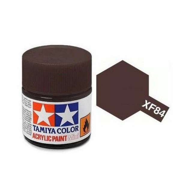 Tamiya Acrylic Paint Mini XF-84 Flat Dark Iron 10ml TAM81784