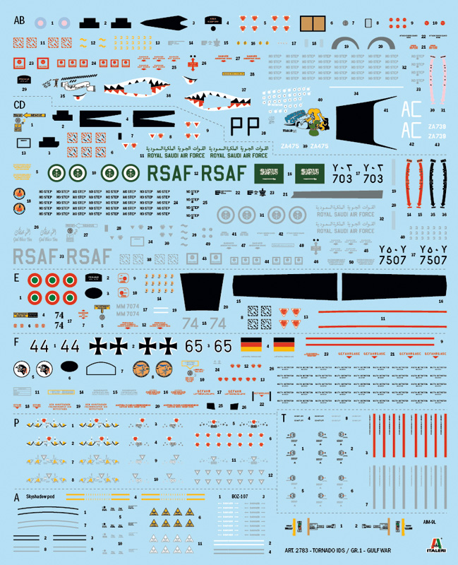 Italeri 1:48 Tornado GR.1/IDS Gulf War IT2783 - Afbeelding 7