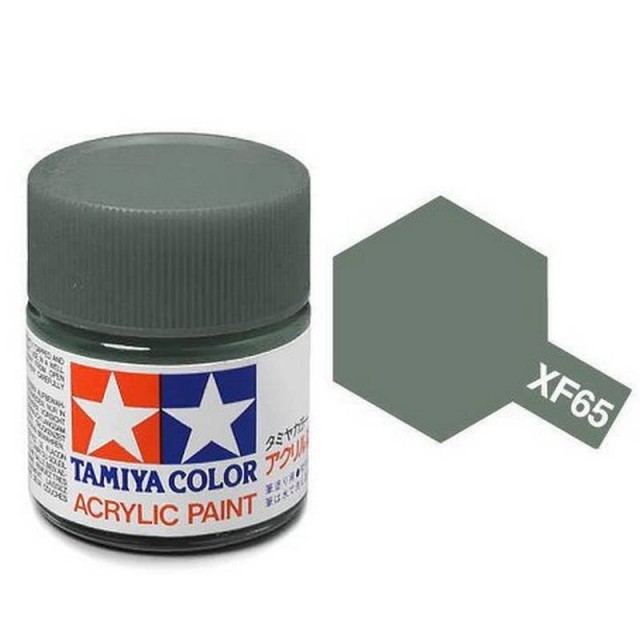 Tamiya Acrylic Paint Flat XF-65 Field Grey 23ml TAM81365