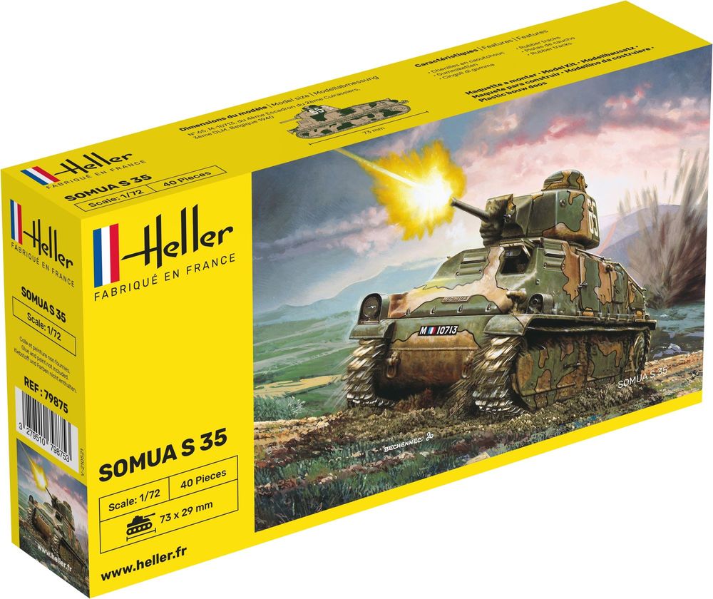Heller 1:72 Panzer Somua S35 H79875