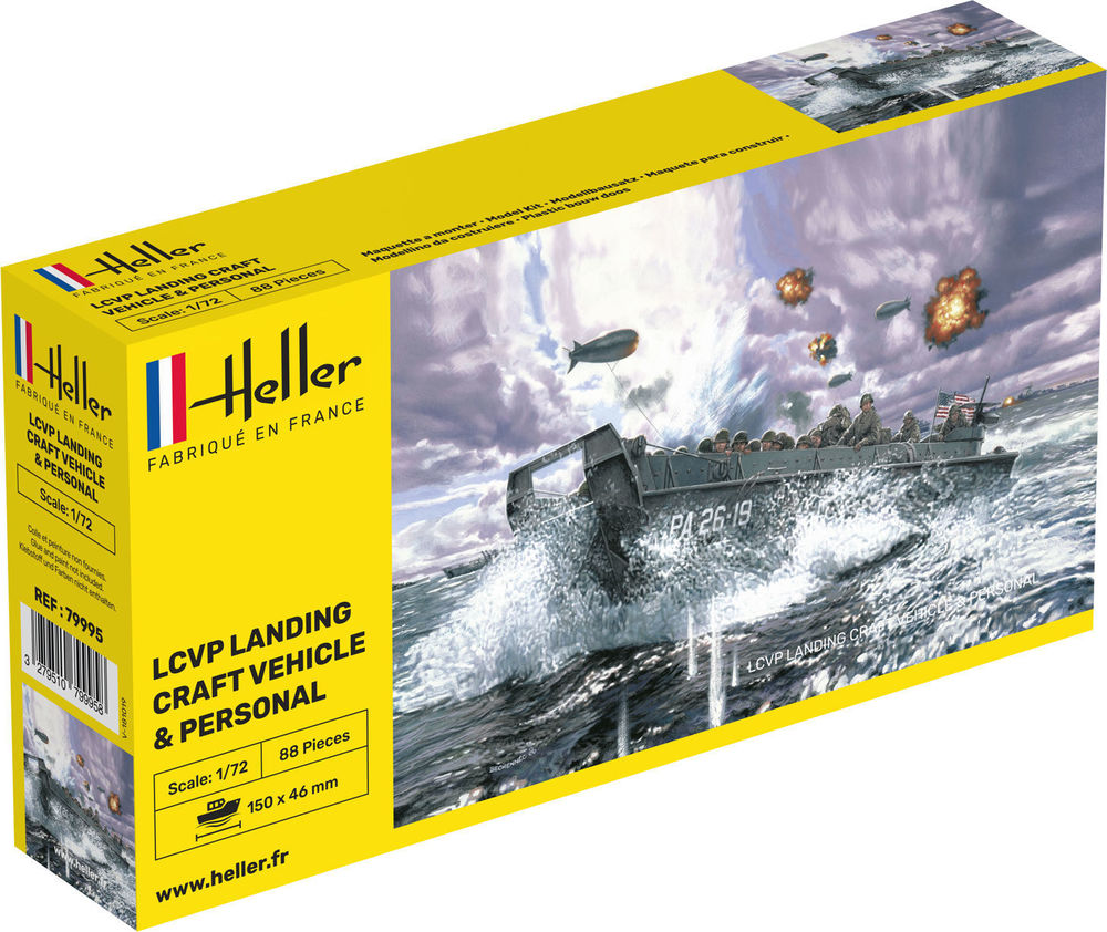 Heller 1:72 LCVP Landing Craft Vehicle & Personal H79995