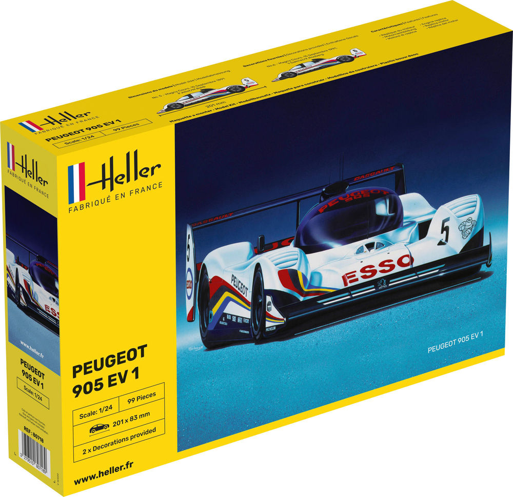 Heller 1:24 Peugeot 905 EV 1 H80718