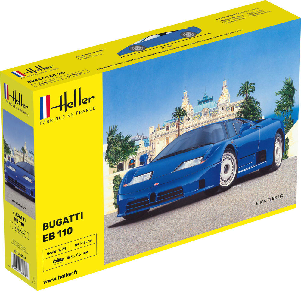 Heller 1:24 Bugatti EB 110 H80738