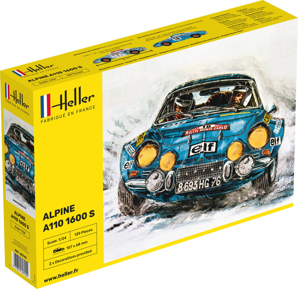 Heller 1:24 Alpine A110 1600S H80745
