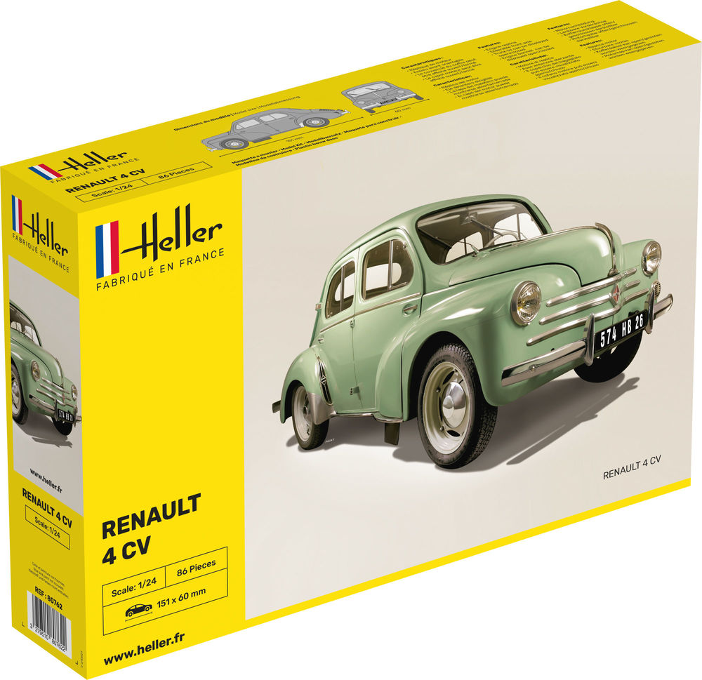 Heller 1:24 Renault 4 CV H80762