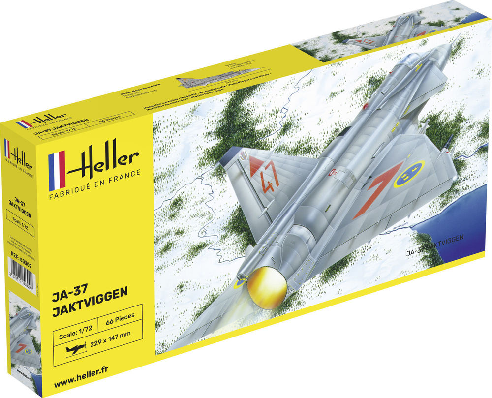 Heller 1:72 Ja-37 Jaktviggen H80309