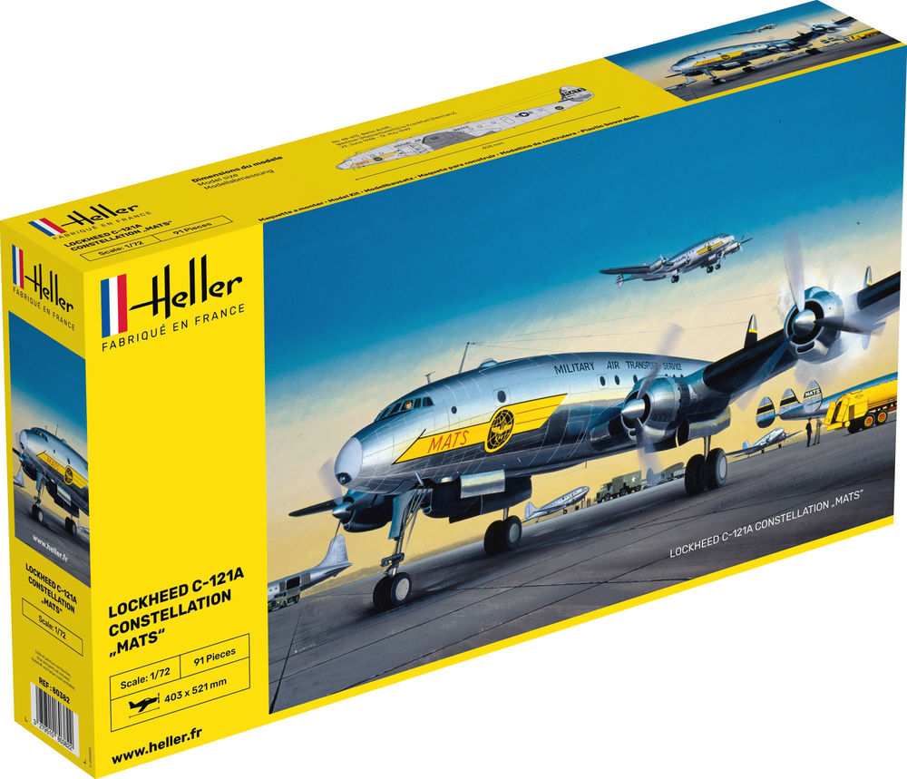 Heller 1:72 Lockheed C-121A Constellation " Mats " H80382