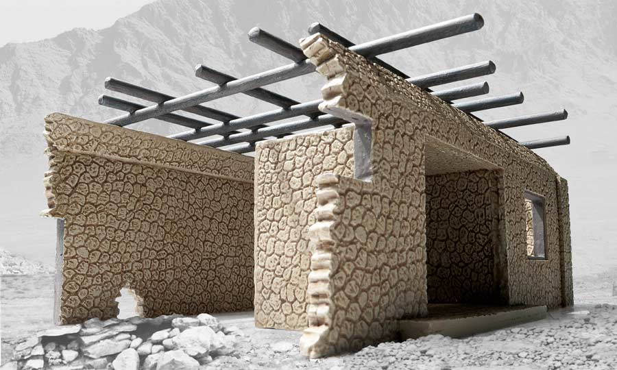Airfix 1:48 Afghan Single Storey House AF75010 - Afbeelding 2