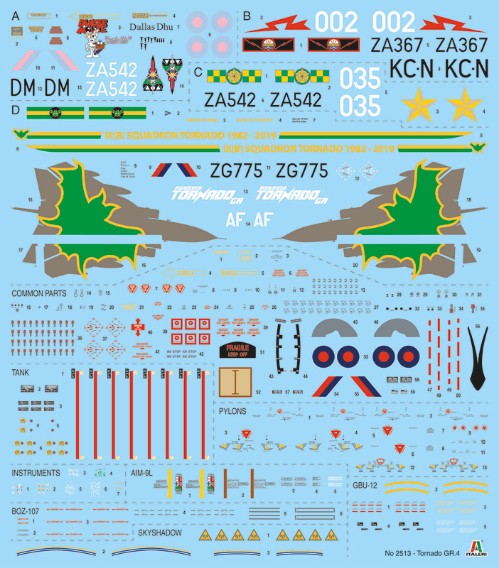 Italeri 1:32 Tornado GR.4 IT2513 - Afbeelding 7