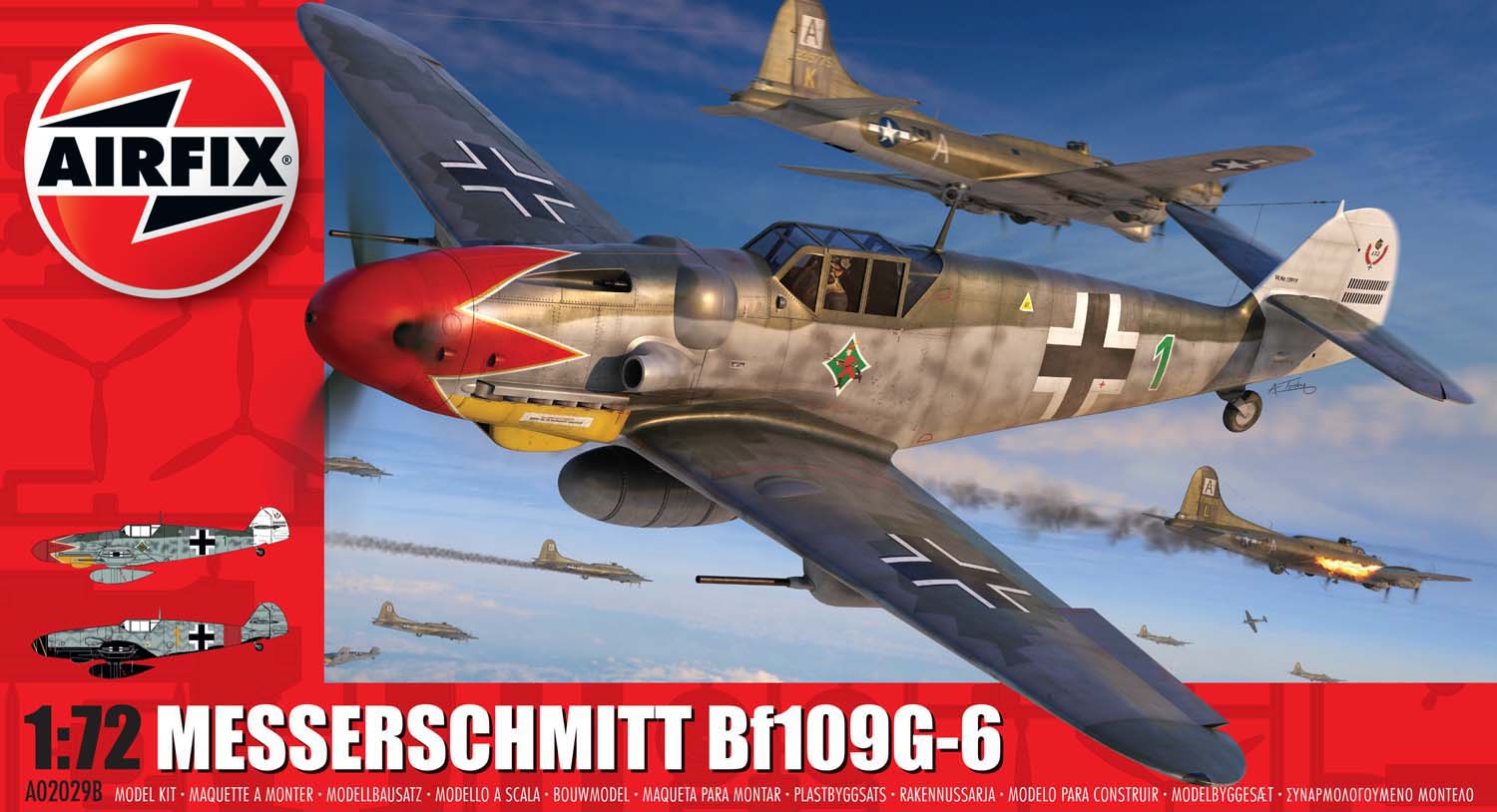 Airfix 1:72 Messerschmitt Bf109G-6 AF02029B