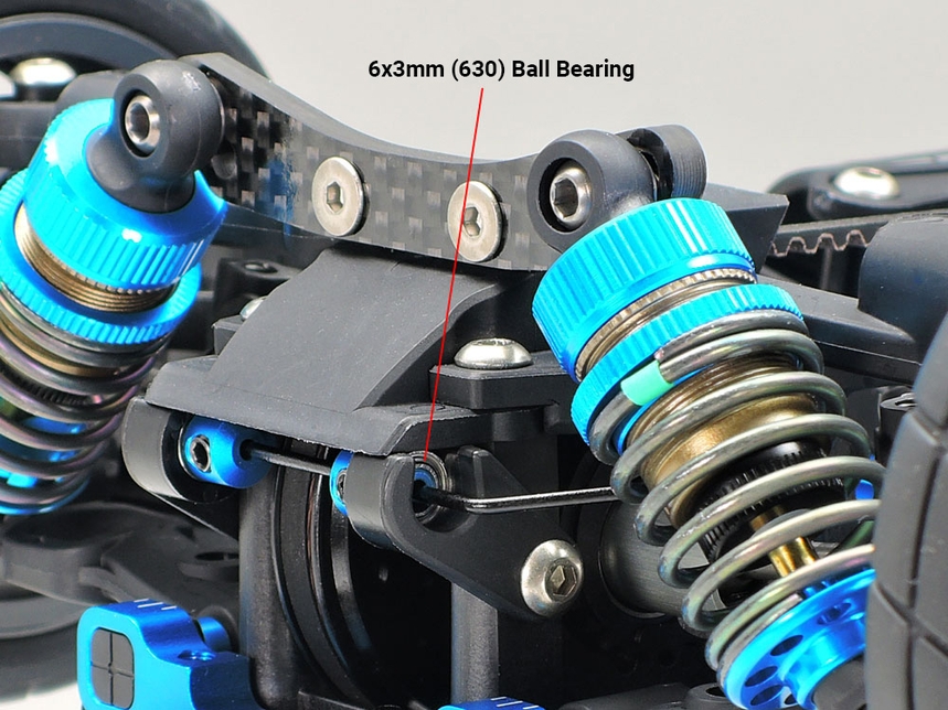 Tamiya TA08 Stabilizer Set ( Front & Rear ) TAM22003 - Afbeelding 4