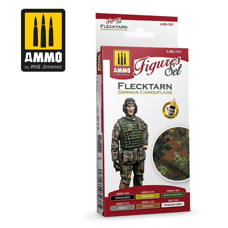 Ammo Mig Flecktarn German Camouflage Set MIG7037