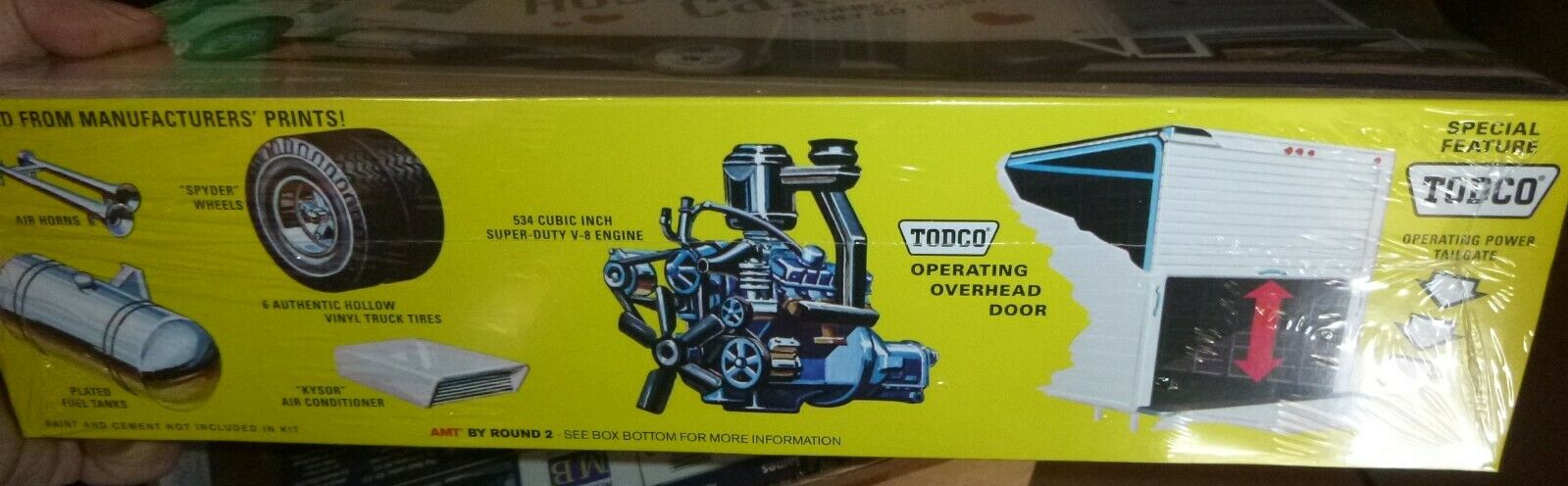 AMT 1:25 Ford C-900 Tilt Cab whit Trailmobile 27Ft. Trailer AMT1221 - Afbeelding 3