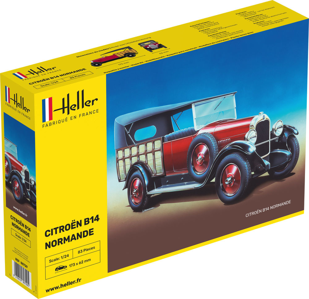 Heller 1:24 Citroen B14 Normande H80729