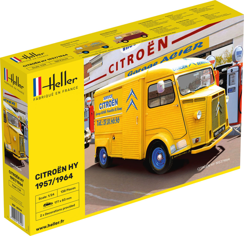 Heller 1:24 Citroen HY 57/64 Service Citroen H80744