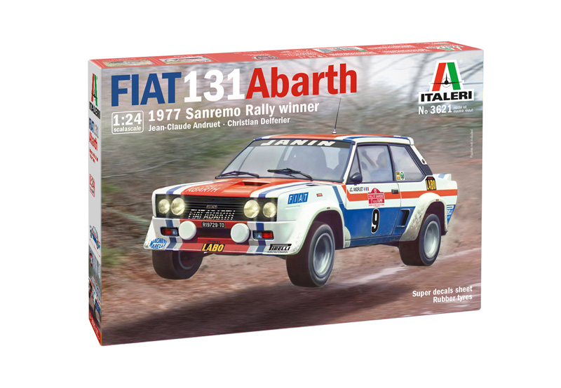 Italeri 1:24 Fiat 131 Abarth San Remo Winner 1977 IT3621