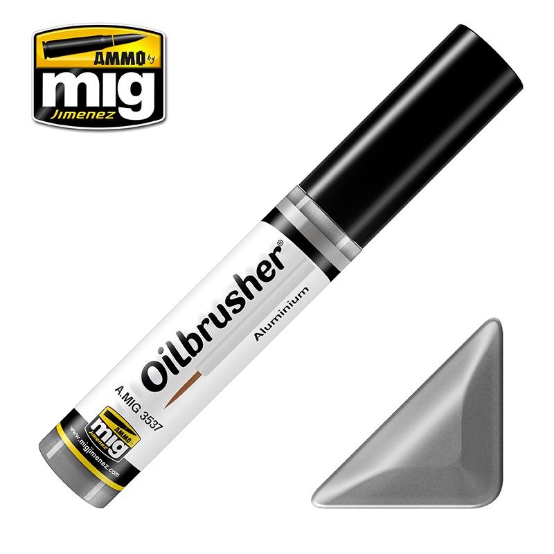 Ammo Mig Oilbrusher Aluminium MIG3537
