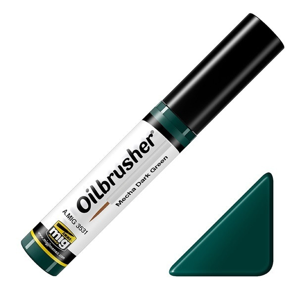 Ammo Mig Oilbrusher Mecha Dark Green MIG3531