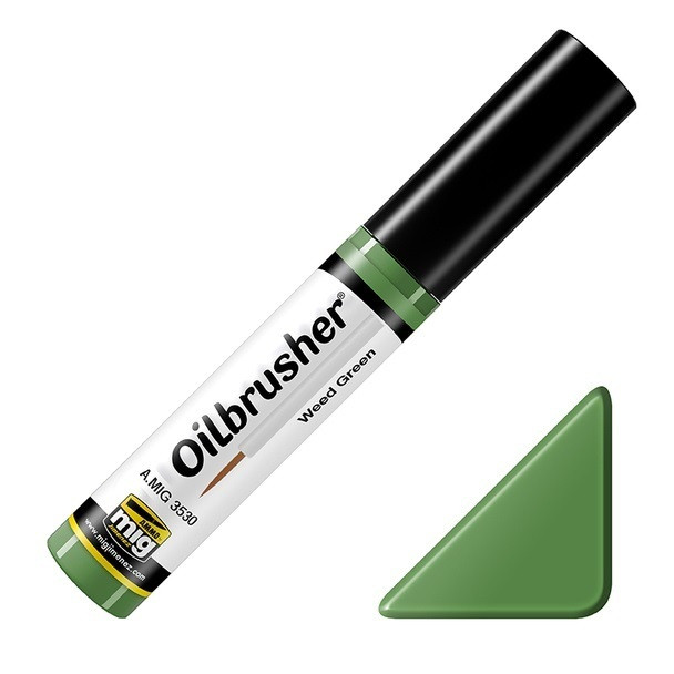 Ammo Mig Oilbrusher Weed Green MIG3530