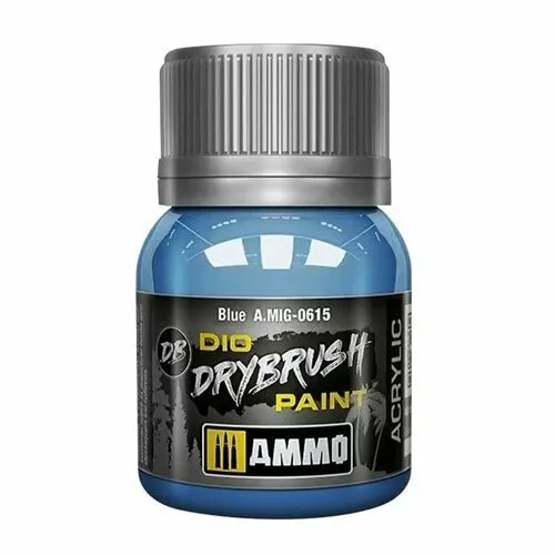 Ammo Mig Drybrush Paint Blue 40ml MIG-0615