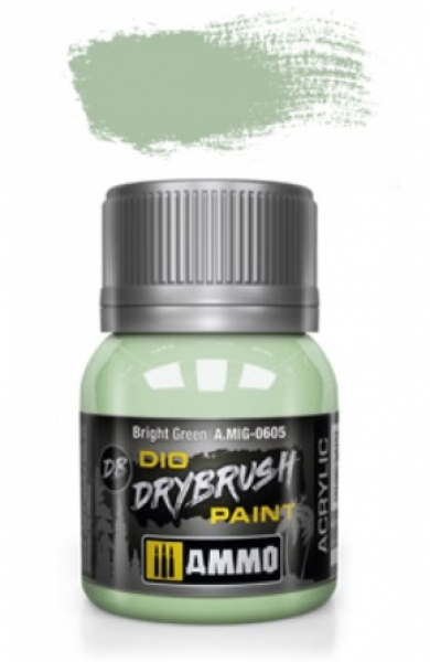 Ammo Mig Drybrush Paint Bright Green 40ml MIG-0605