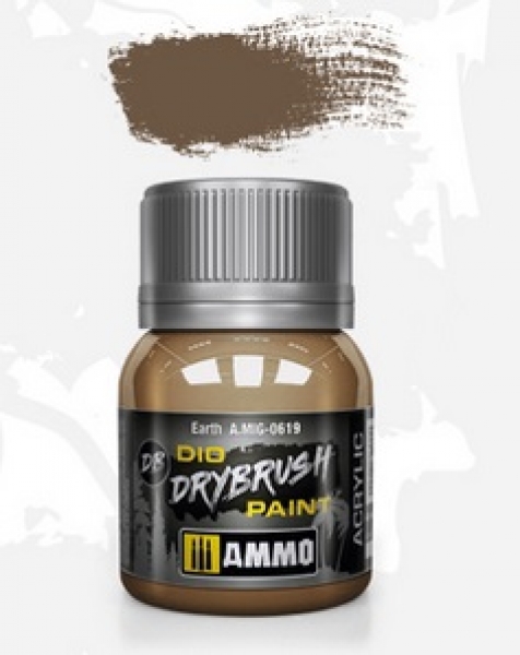 Ammo Mig Drybrush Paint Earth 40ml MIG-0619