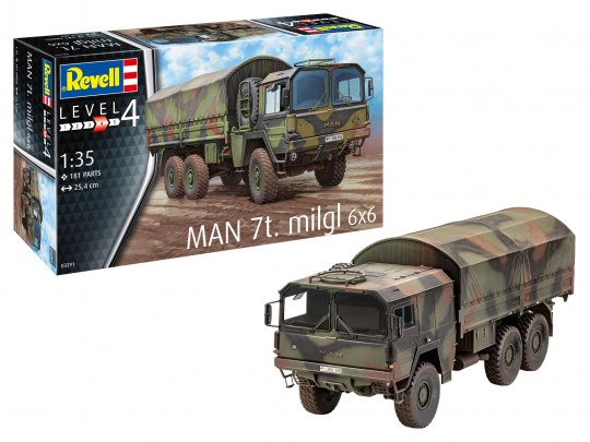 Revell 1:35 MAN 7t. Milgl 6x6 RE03291