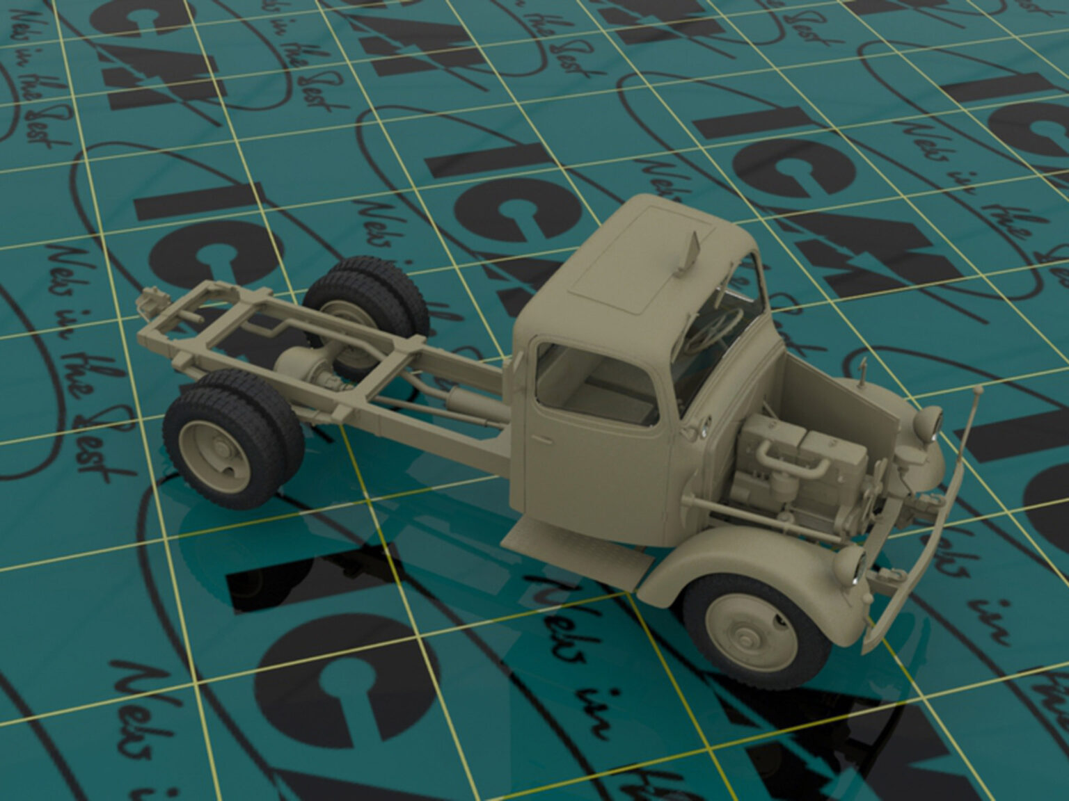 ICM1:35 WWII German Truck Typ L3000S ICM35420 - Afbeelding 2