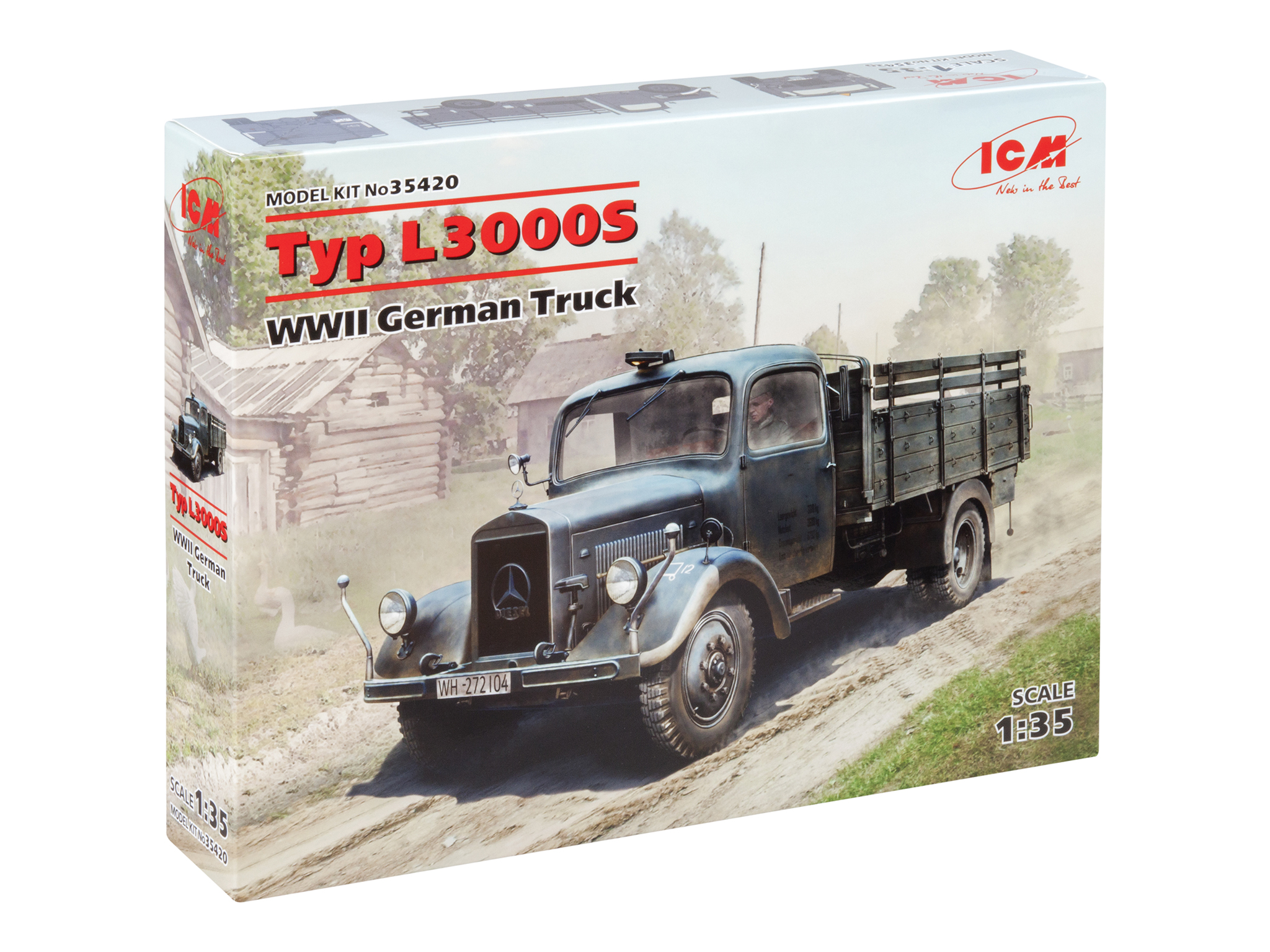 ICM1:35 WWII German Truck Typ L3000S ICM35420