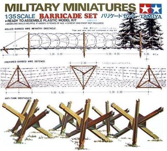 Tamiya 1:35 Barricade Set TAM35027