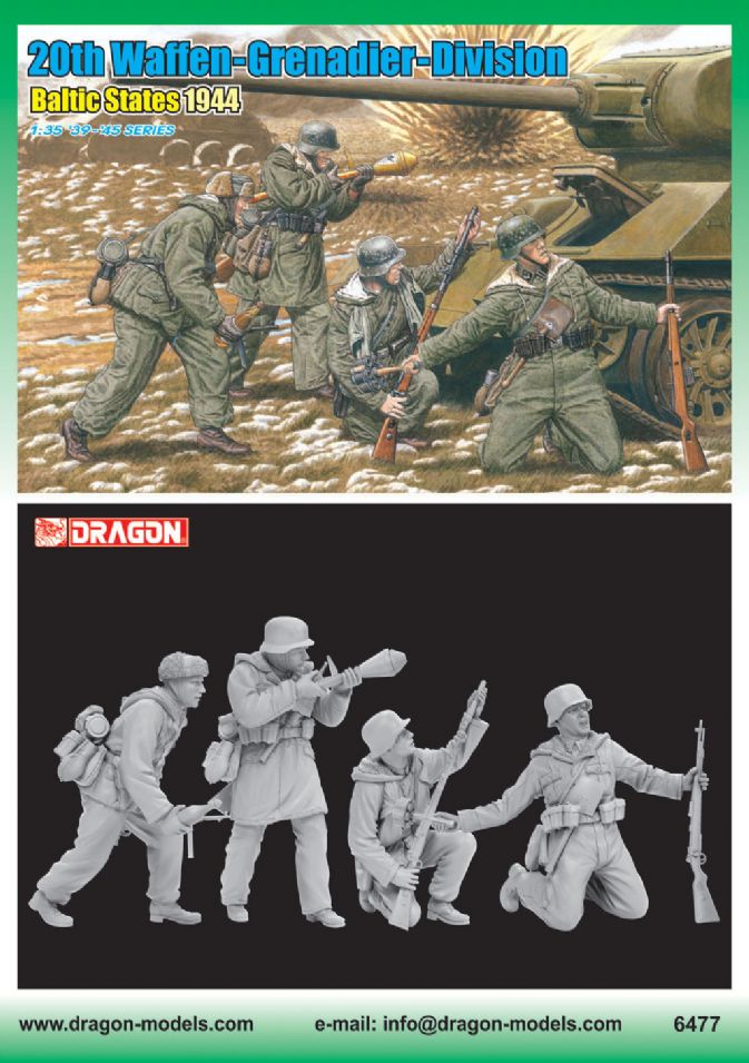 Dragon 1:35 20th Waffen-Grenadier-Division Baltic States 1944 DR6477