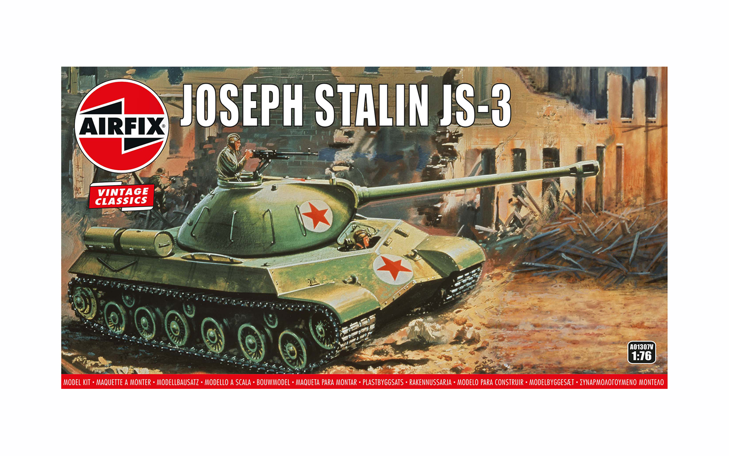 Airfix 1:76 Vintage Classics Joseph Stalin JS-3 AF01307V