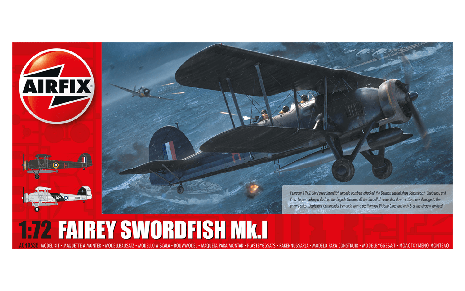 Airfix 1:72 Fairey Swordfish Mk.I AF04053B