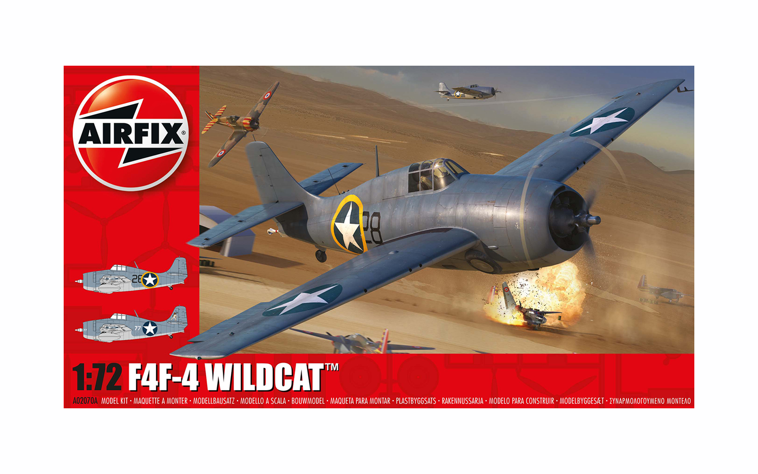 Airfix 1:72 F4F-4 Wildcat AF02070A