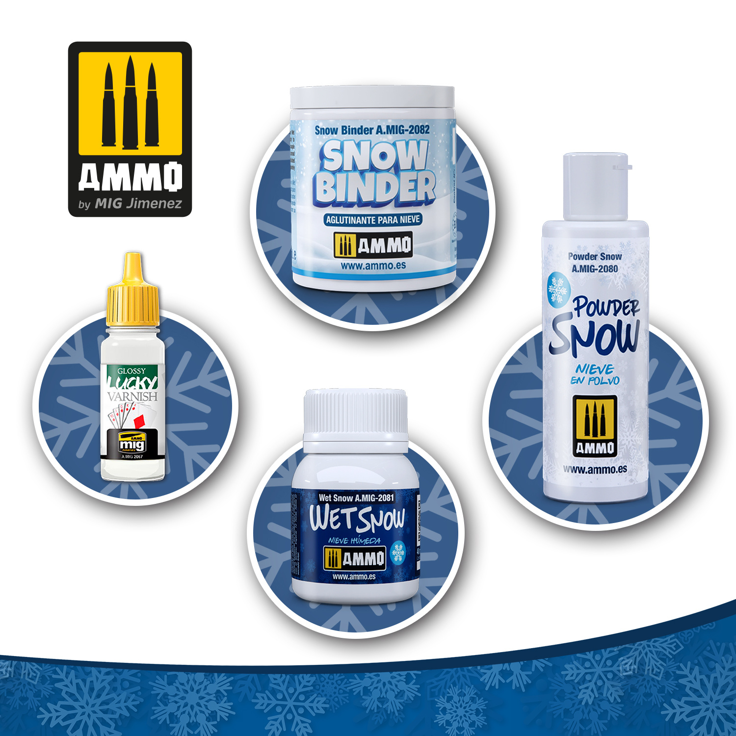 Ammo Mig Winterizer Real Snow Set MIG7458 - Afbeelding 2