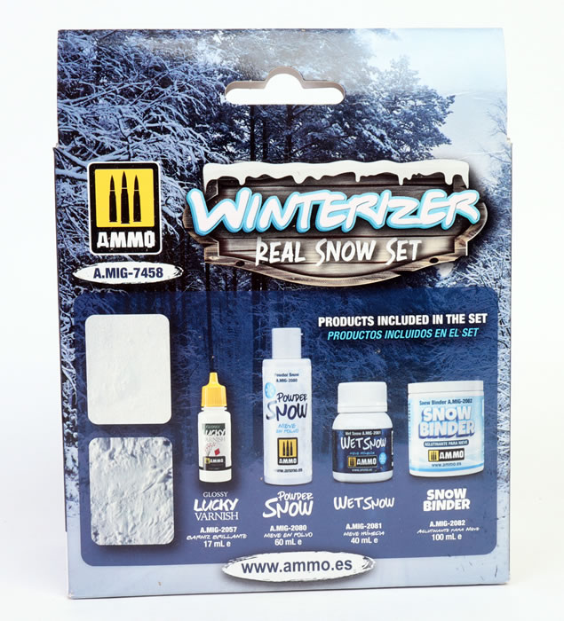 Ammo Mig Winterizer Real Snow Set MIG7458