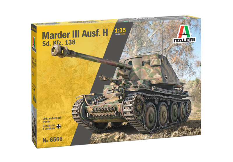 Italeri 1:35 Sd.Kfz.138 Marder III Ausf. H IT6566