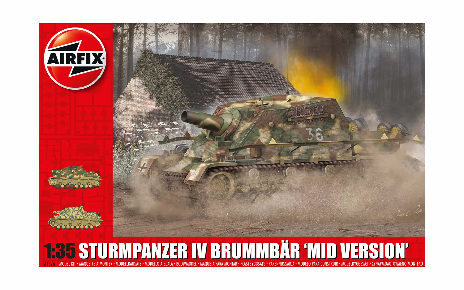 Airfix 1:35 Sturmpanzer IV Brumbar " Mid Version " AF1376