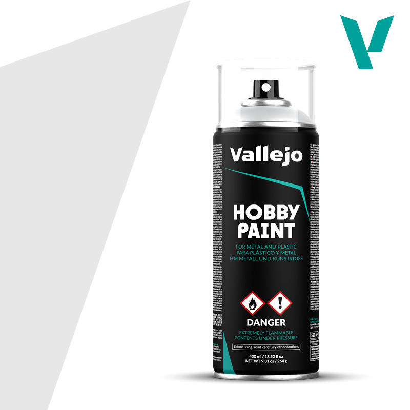 Vallejo Hobby Paint Primer Grey 400ml VAL28.011