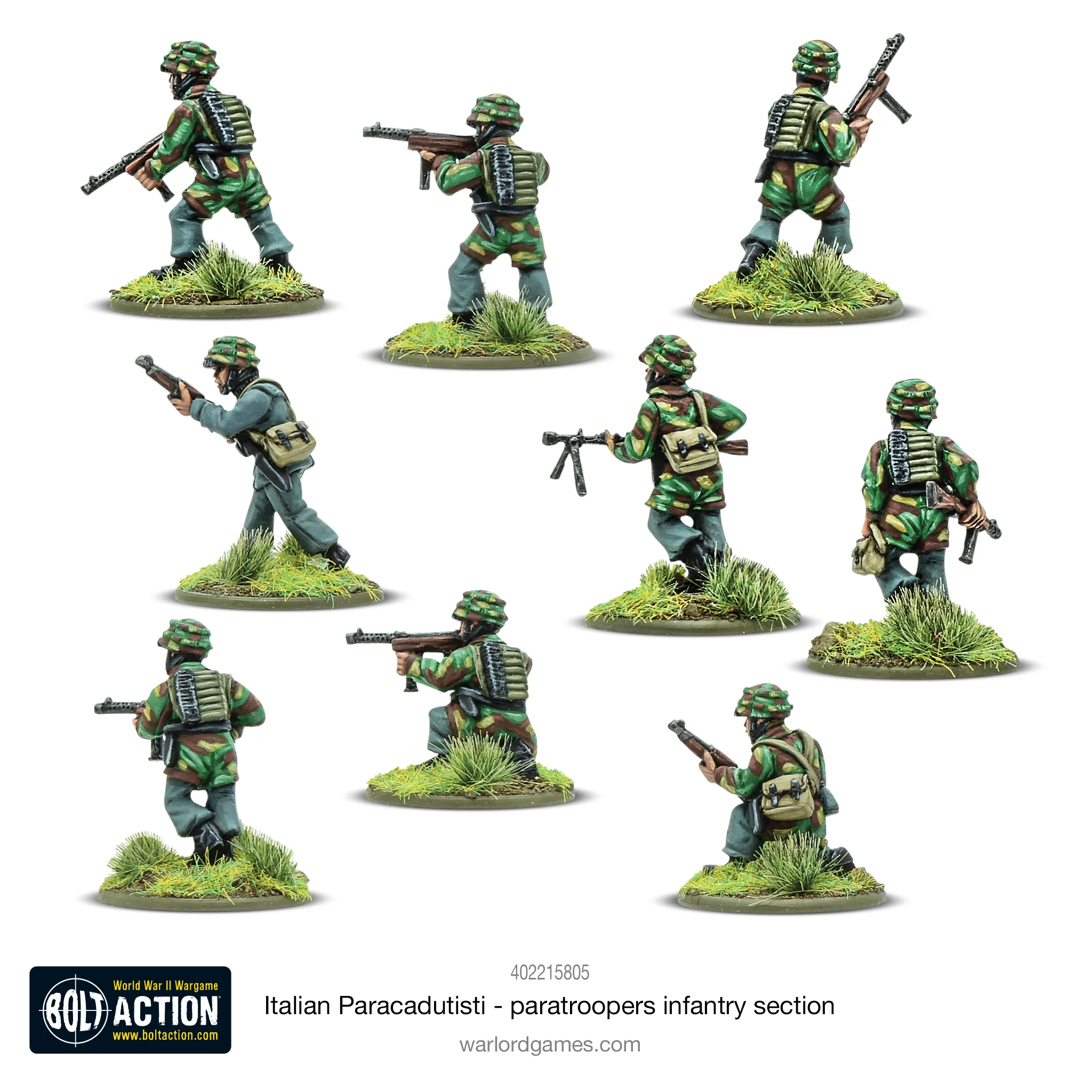 Bolt Action 1:56 Italian Army Guastatori Destruction Group 402215804 - Afbeelding 2