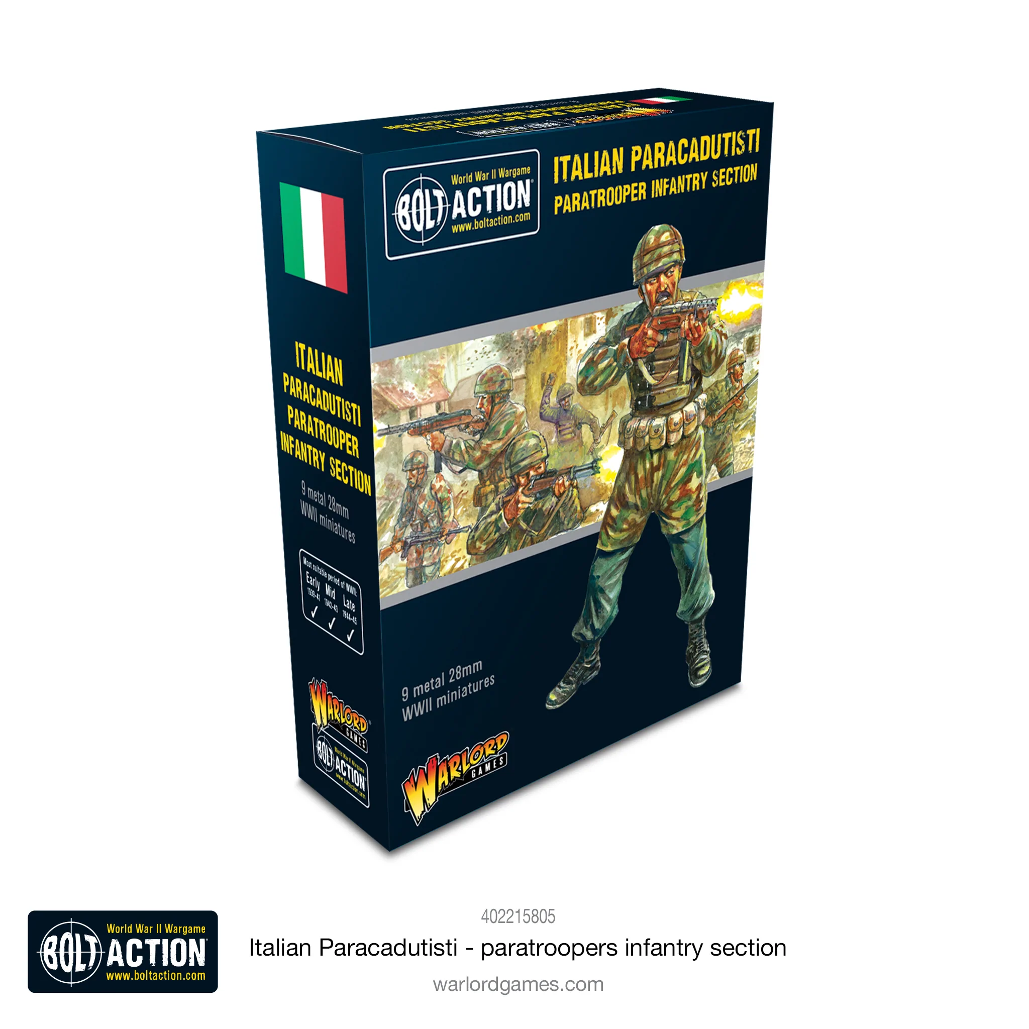 Bolt Action 1:56 Italian Army Guastatori Destruction Group 402215804