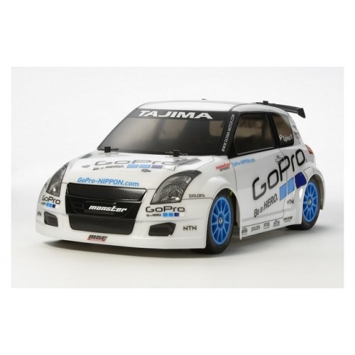 Tamiya 1:10 Rc Body GoPro Monster Sport Super Swift TAM51545 - Afbeelding 2