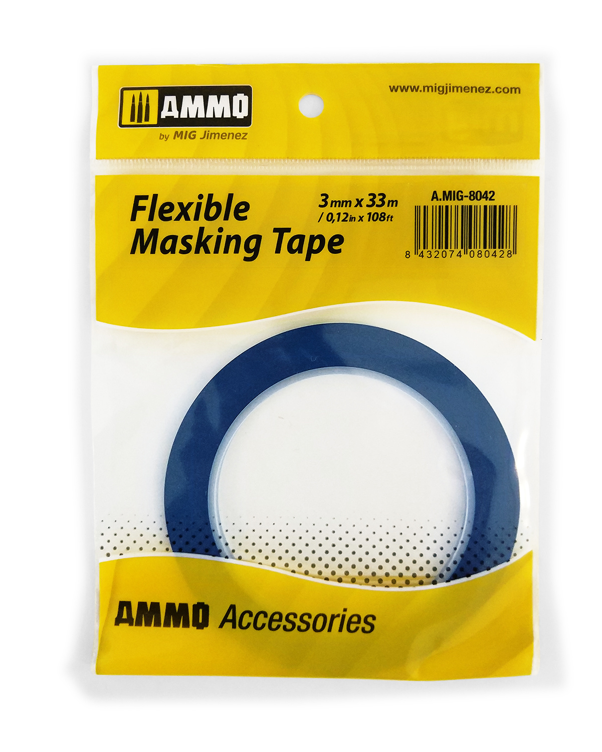 Ammo Mig Flexible Masking Tape 3mmx33m MIG8042