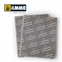 Ammo Mig Sanding Sponge Sheet 180 Grit ( 2 ) MIG8556