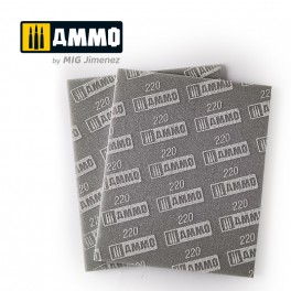Ammo Mig Sanding Sponge Sheet 220 Grit ( 2 ) MIG8557